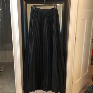 Designer Pleated black skirt